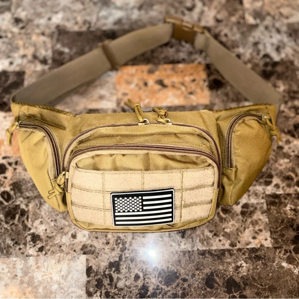 Tactical Fanny Pack with Concealed Carry Compartment 🔥✅✅✅‼️